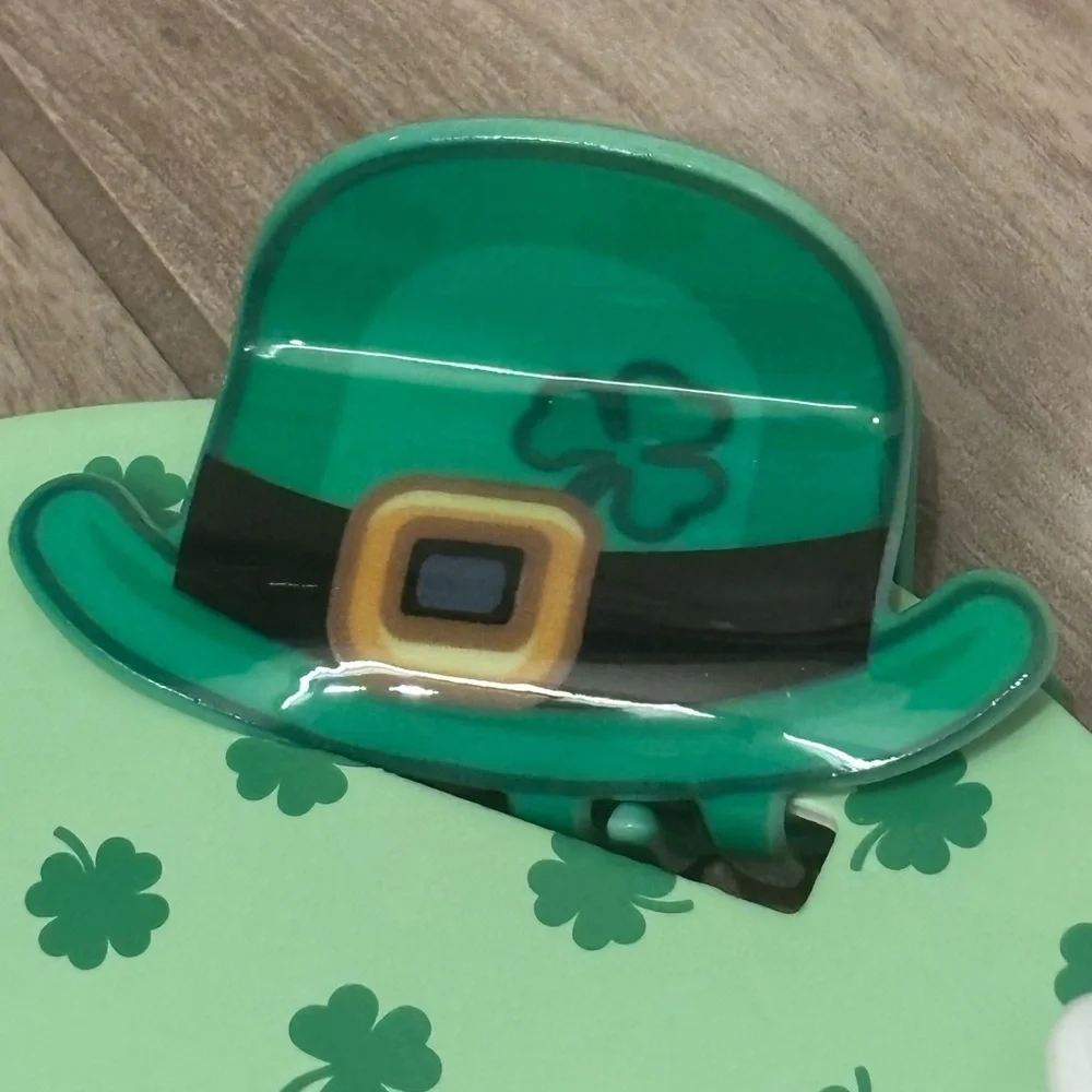 NWT Piper K St. Patrick's Day 5 Claw Clip set